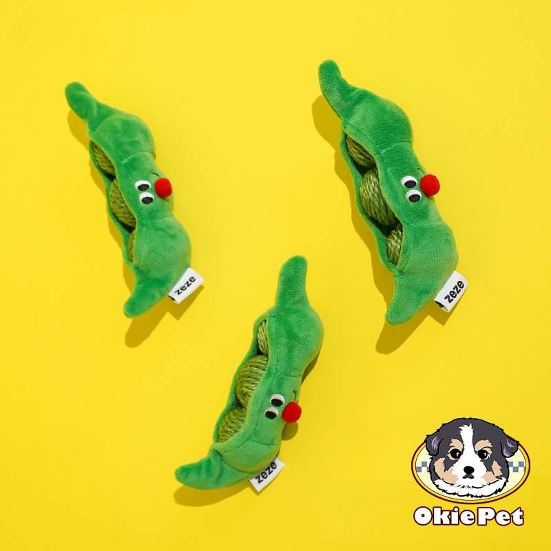 Pea Pod Dog Chew Toy