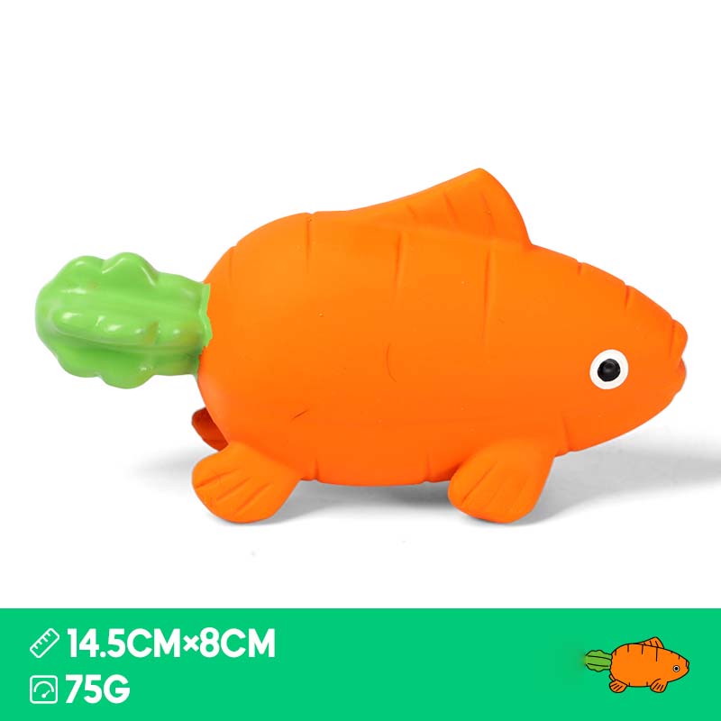 Carrot Fish Dog Toy