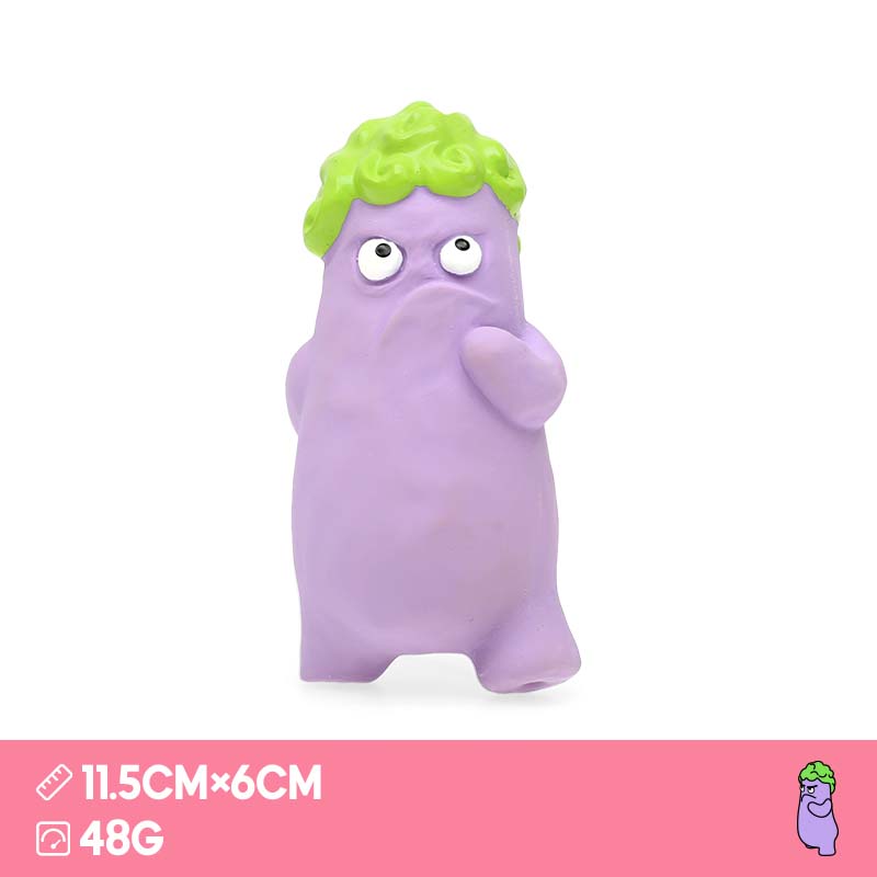 Clay Family Eggplant Monster