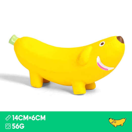 Banana Pup Dog Toy